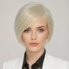 Women Light Blonde Wigs with Bangs Short Soft Hair Synthetic Wave Wig for  Daily Cosplay Use Heat Resistant Fibre
