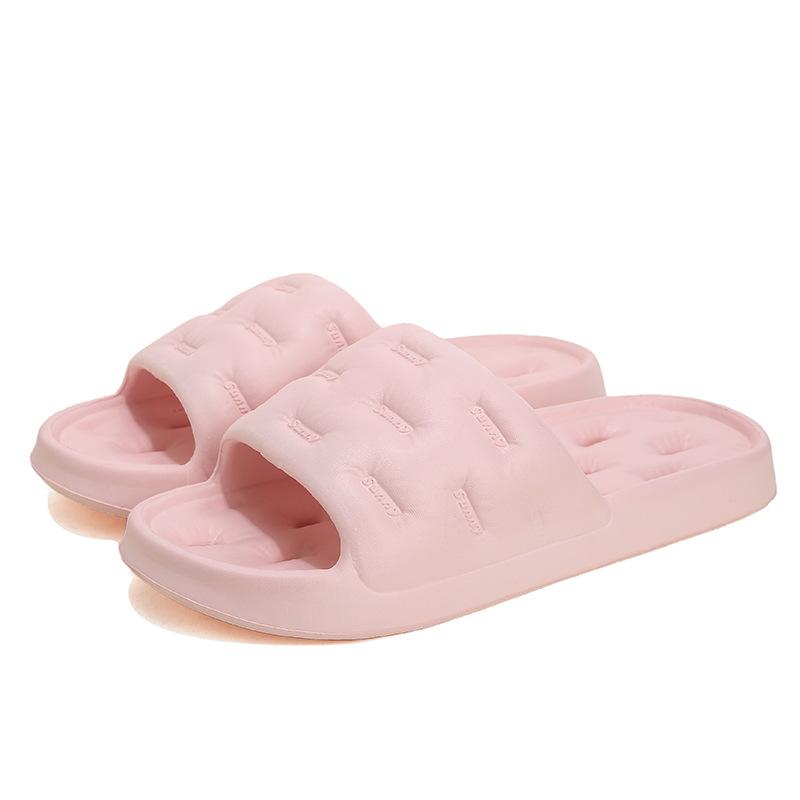 Hollow quick-drying bathroom bath cool slippers women's summer new home home non-slip men's trend