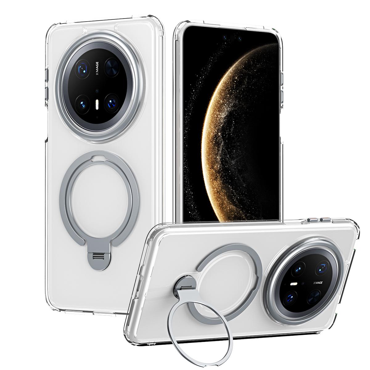 

For Huawei Mate 70 Pro+/Mate 70 Pro Phone Case Compatible with MagSafe Kickstand Matte Back Cover Transparent