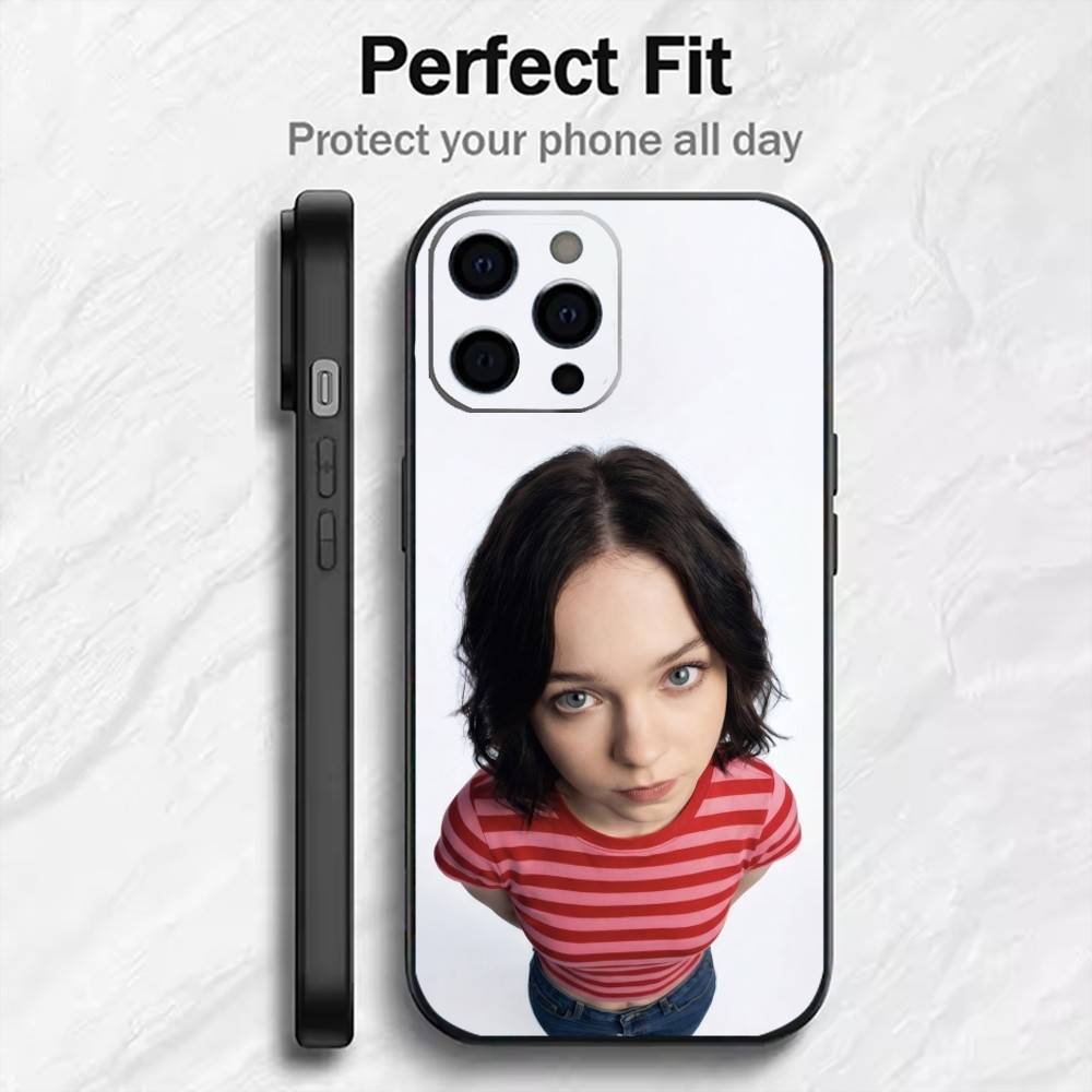 Enid S-Sinclair Beauty-Emma   Phone Case For iPhone17,16,15,14,13,12 Plus,Max Soft Silicone Black Cover
