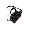 Moschino Gold Logo Plaque Gold Stud Detail Cotton Tote Bag Shopping Bag Shoulder Crossbody Handbag Women Tote Bags Black 74318202B-1555