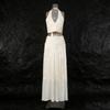 French Temperament Gentle Style Suit Women's Neck Sleeveless Top + Pleated Skirt Two-piece Set
