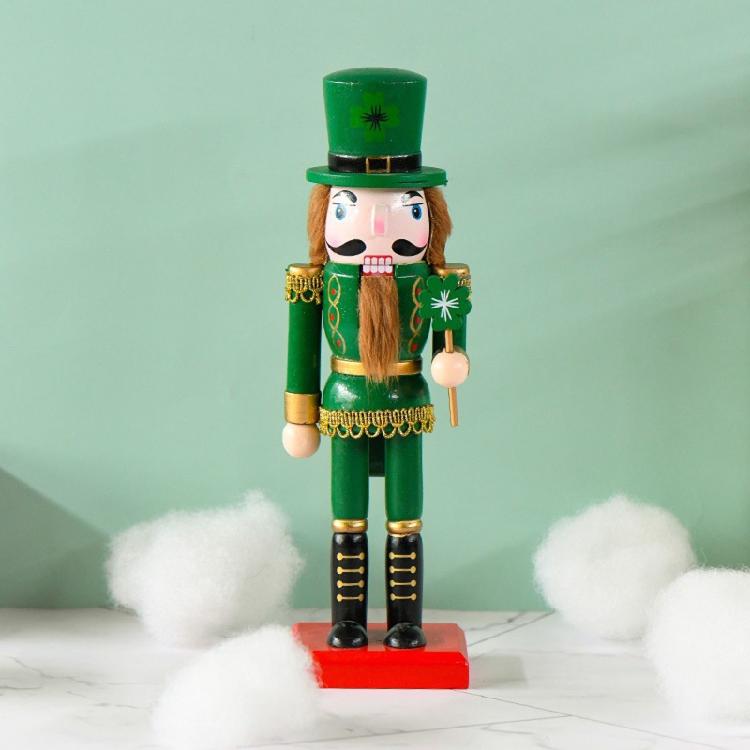 Christmas Wood Nutcracker Soldier Ornament Party Kitchen Decor Present