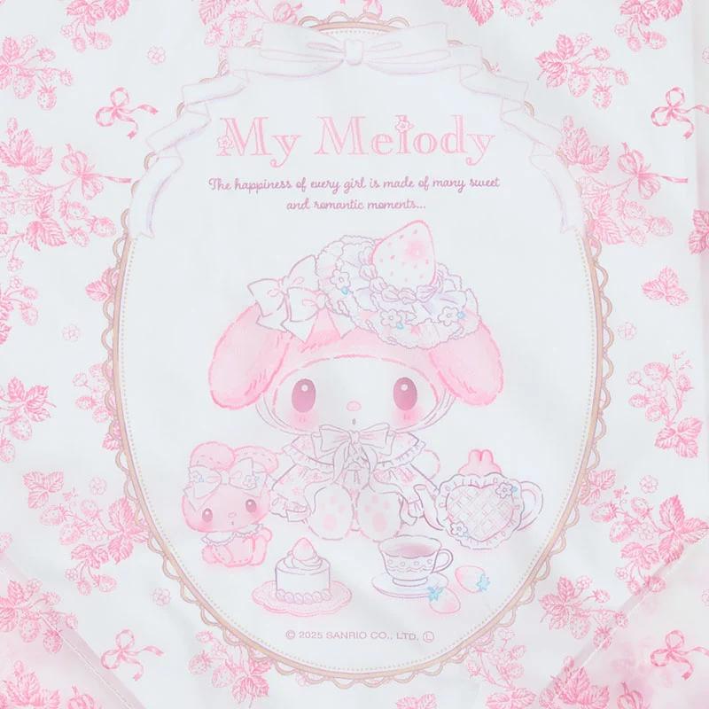 Sanrio My Melody Plush Eco Bag (White Strawberry Tea Time) Japan NEW