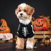 Halloween Dog Skeleton Costumes Cosplay Party Jumpsuits Pet Clothes 4Leg Sweatshirt For Small Medium Dog French Bulldog Dress Up