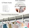 Colorful Cats Bathroom Curtains Cute Animal Kitten Home Decoration Waterproof Fabric Shower Curtain With Hooks 72X72 Inch