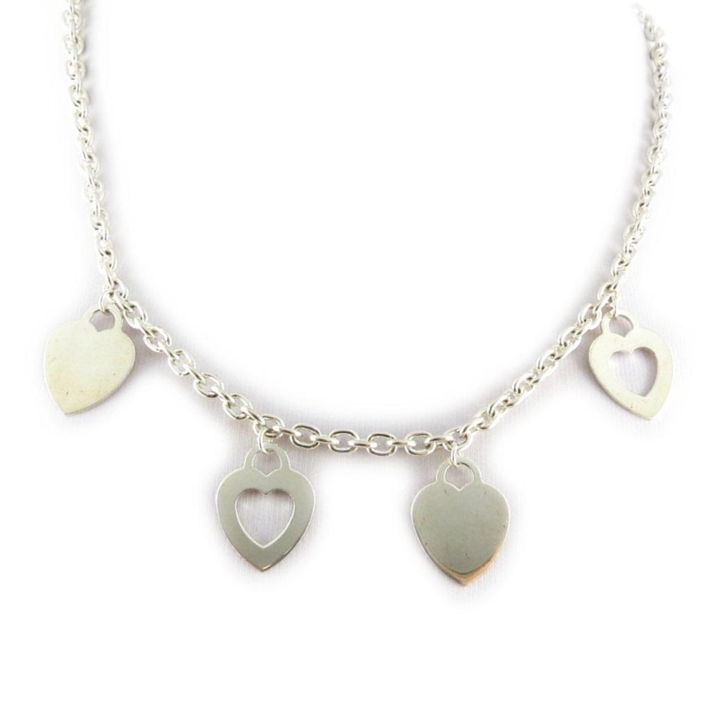 Les Trésors De Lily [B3654] - Silberhalskette 'Sonate der Liebe'