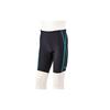 [Speedo] Triton Jammer School Swimsuit, Swim Pants, Boys' Size SFB62015, Black/Turquoise, Size 160