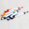 5Pieces Football Ballpoint Pens Retractable Ballpoint Pen Write Smoothly Bullet Tip Refillable for Office Signing Pen
