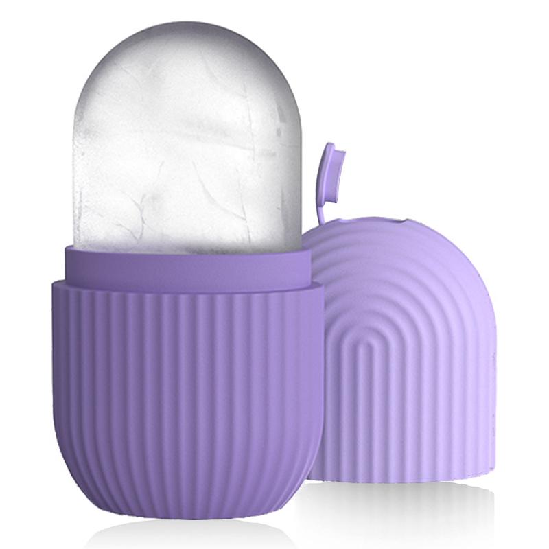 Ice Roller for Face Silicone Face Lifting Contouring Tools Ice Cube Roller Neck Eye Facial Massager Beauty Skin Care Reusable