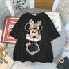 New Vintage Fashion Cartoon Mickey Minnie Print High Quality Unisexs and WoUnisex Short Sleeve Loose Casual TShirts