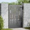 Garden Gate Black 85 X 125 Cm Powder Coated Steel