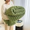 Winter Thicken Wide Striped Stitch Quilt Multifunctional Blanket Can Be Used As Bed Sheet Cover Quilt Nap Blanket Pet Blanket