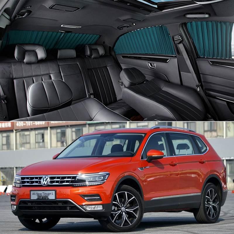 Volkswagen Tiguan L Automatic Retractable Car Sunshade for Side Windows - Heat Insulation & Privacy.
