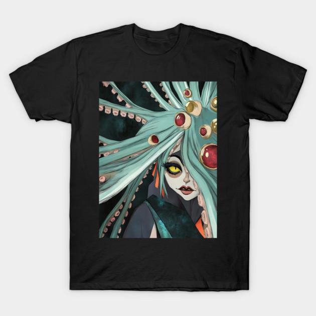 Hades 2 Melinoe Retro Comic Style TShirt Underworld Fire Art Print Tee Casual Cotton Top for Hades Fans Unisex Streetwear M