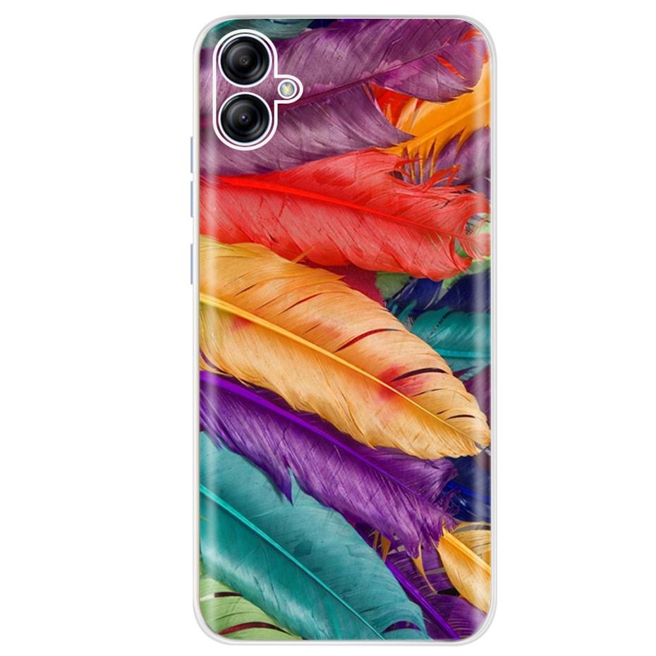 For Samsung Galaxy A04e A04 A04S 2022 Cute Printing Phone Case For SamsungA04 A 04 04e SM-A042F A045F Soft Silicone TPU Cases