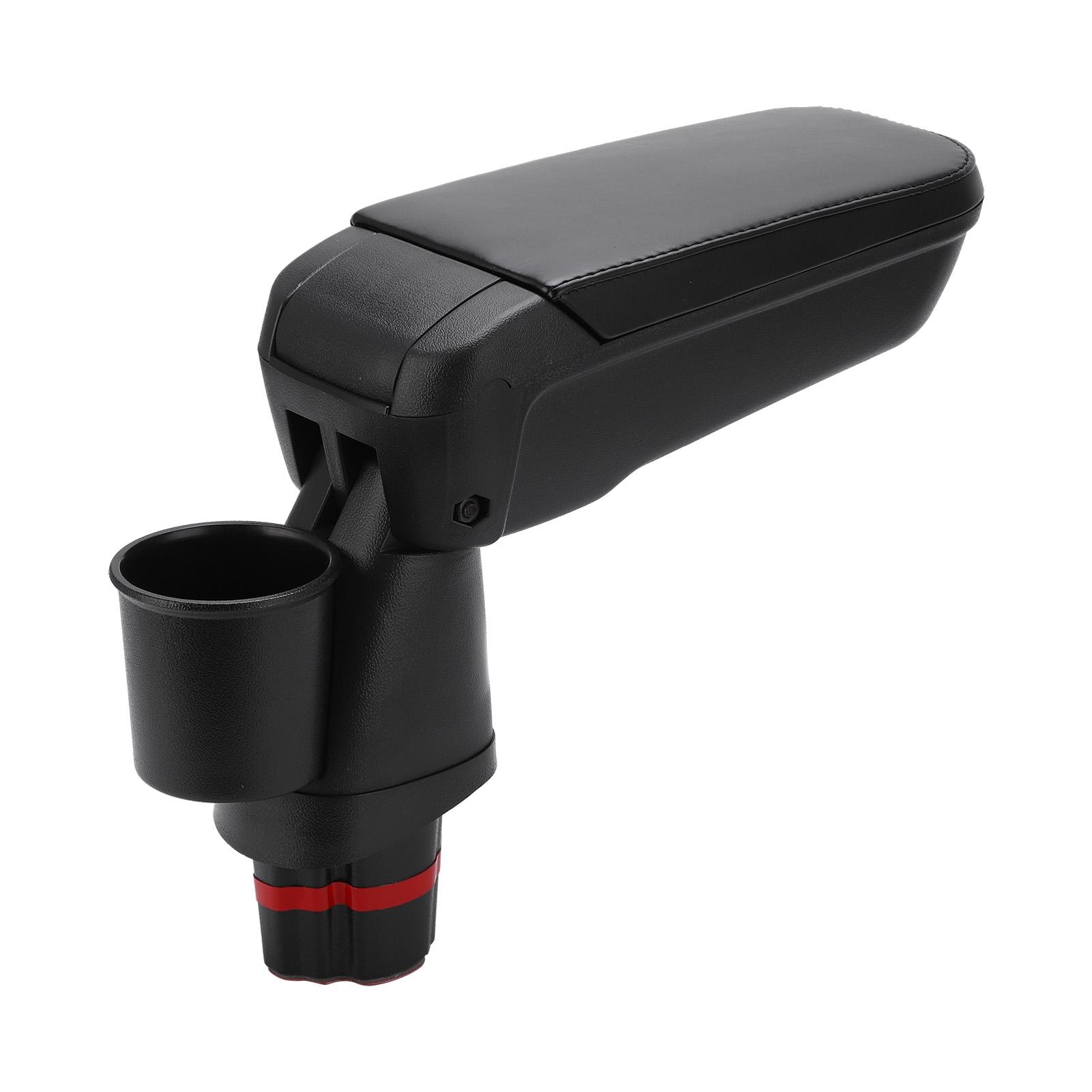 

Central Armrest Box with Water Cup Holder Replacement for Mercedes Smart Fortwo Forfour 453 15 19