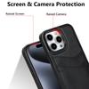 For iPhone 14 Pro Card Slot Case PU+TPU Protective Phone Cover