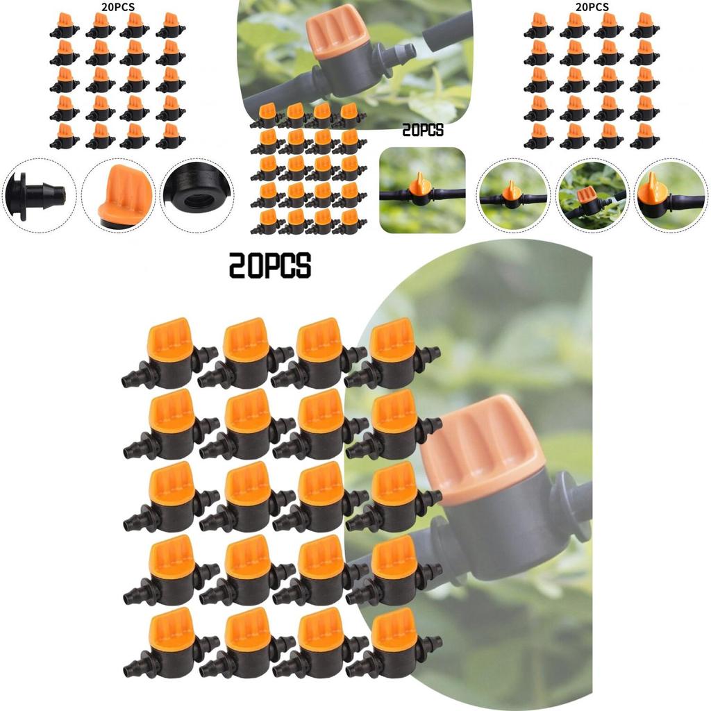 Mini Valve For 4/7 Micro Tube Easy Connection Orange Color Plastic Material