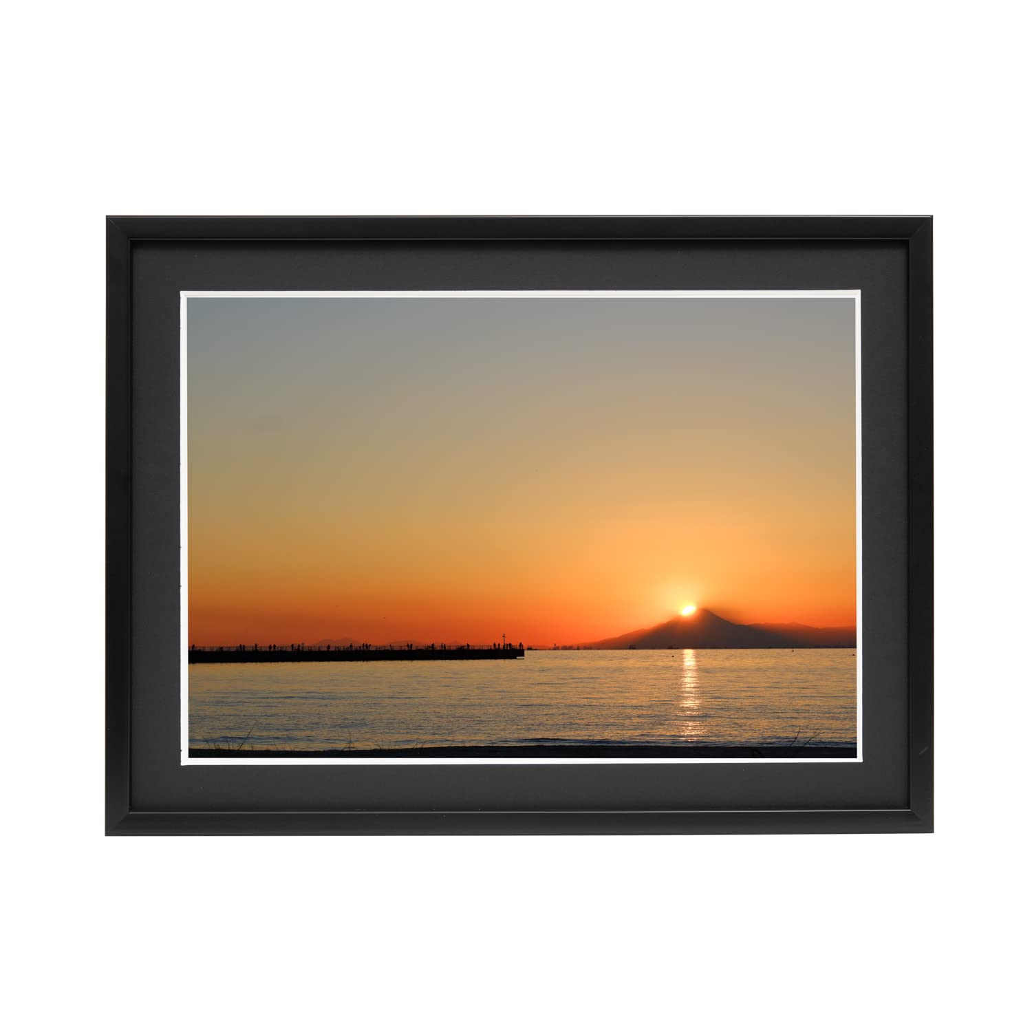 

KING Luxury Wooden Picture Frame A3 Glass MM05 Black 826015 Non-Reflective чёрный
