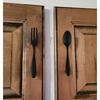 Set of 3 Modern Knife/Spoon/Fork Kitchen Cupboard Door Pull Handle Cabinet Wardrobe Drawer Handle knobse
