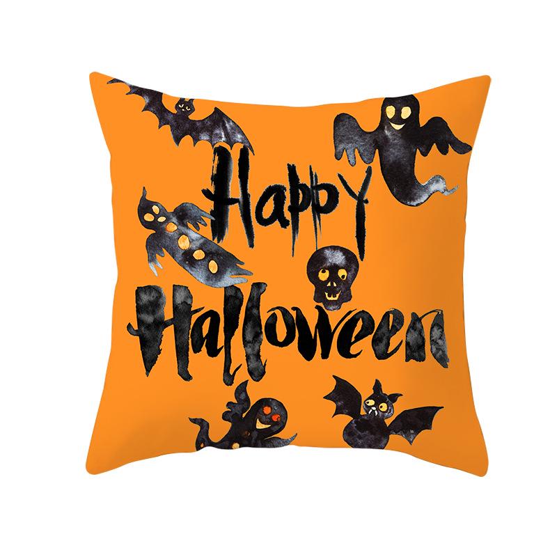 Halloween Pumpkin Pillowcase Decorative Sofa Cushion Case Bed Pillow Cover Home Decor Car Cushion Cover Cute Pillow Case 45*45cm