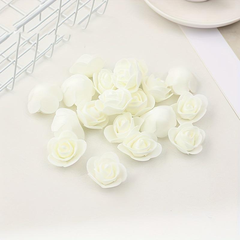 3.5CM Foam Rose Flower Heads for DIY Crafts and Wreath Decoration