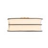 Tory Burch Miller Adjustable Shoulder Strap Woven Canvas Leather Tote Bag Crossbody Small Women Bags Cheese-White 88221-724