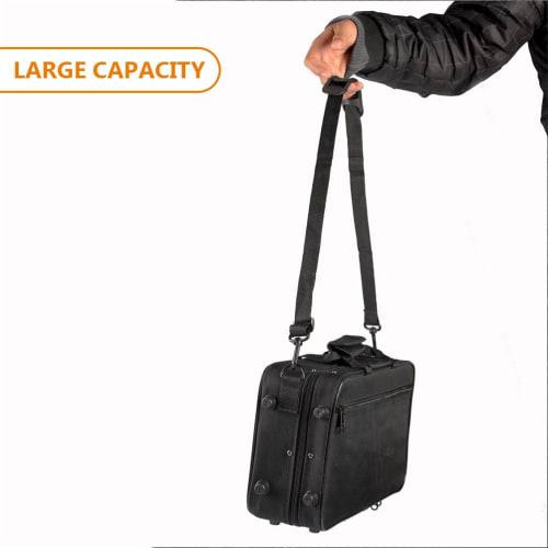 Ibasenice Clarinet Case, Storage, Black, Musical Instrument Bag, Shoulder Bag, Lightweight, Compact