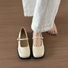 Zhike~ Premium soft-soled single shoes 2025 new spring and summer temperament women's shoes flat-soled small fragrant Mary Jane shoes