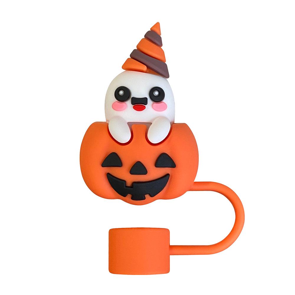 Halloween Stanley Straw Lid with 10mm Halloween Sleeve and Dust Plug