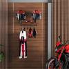 With Hooks Helmet Display Stand Wall Mount Cycling Equipment Holder  Sports Gear Accessories