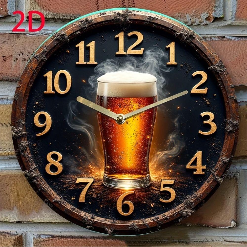 Segno in Latta Metallico Birra Decorazione Murale 20x30cm