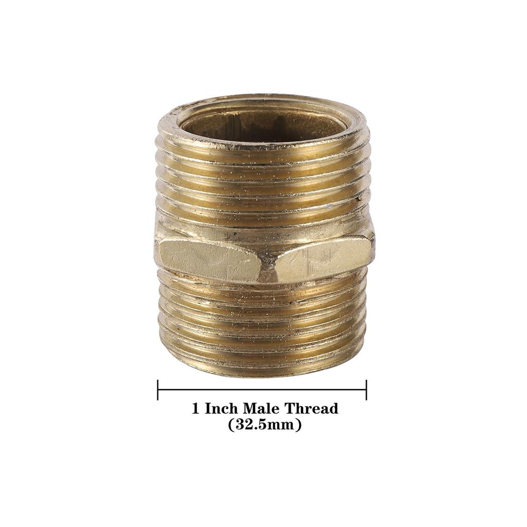 1/5Pcs Equal Double Male Straight Connector 1/2''3/4''1'' External Thread Car Washing Machine High-Pressure Pipe Extension Joint