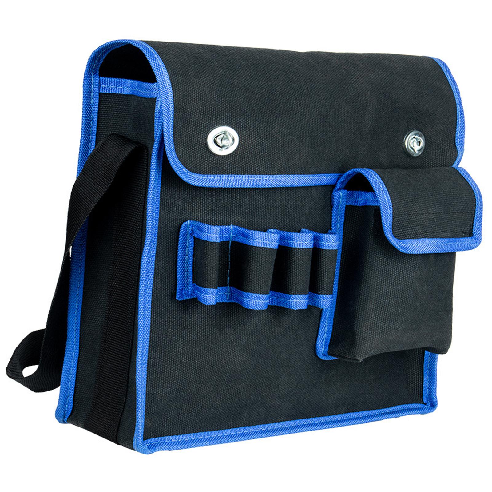 

Сумка для инструментов из холста с широким горлом, большая вместимость, сумки для инструментов для мужчин, портативный органайзер для дома, сумка для хранения отверток M