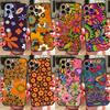 70s Hippie Psychedelic Floral Flowers Case For Xiaomi 15 14 Ultra 13T 14T 15T Pro 17 Pro Max POCO F8 F7 F5 F6 X5 X6 X7 Pro Cover
