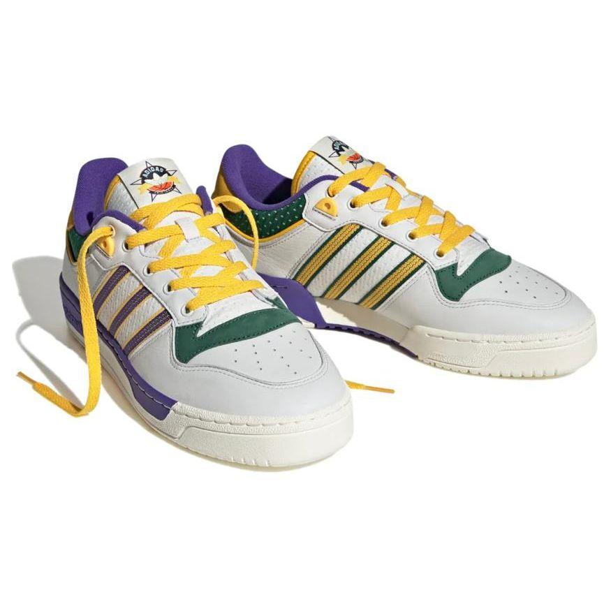Adidas Rivalry Low 86 Utah Jazz Men Sneakers White Crystal-White Energy-Ink IF8180