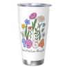 20 Oz Stainless Steel Tumbler Insulated Thermos Double-sided Print Travel Coffee Mug with Lid for Home Office Or Car