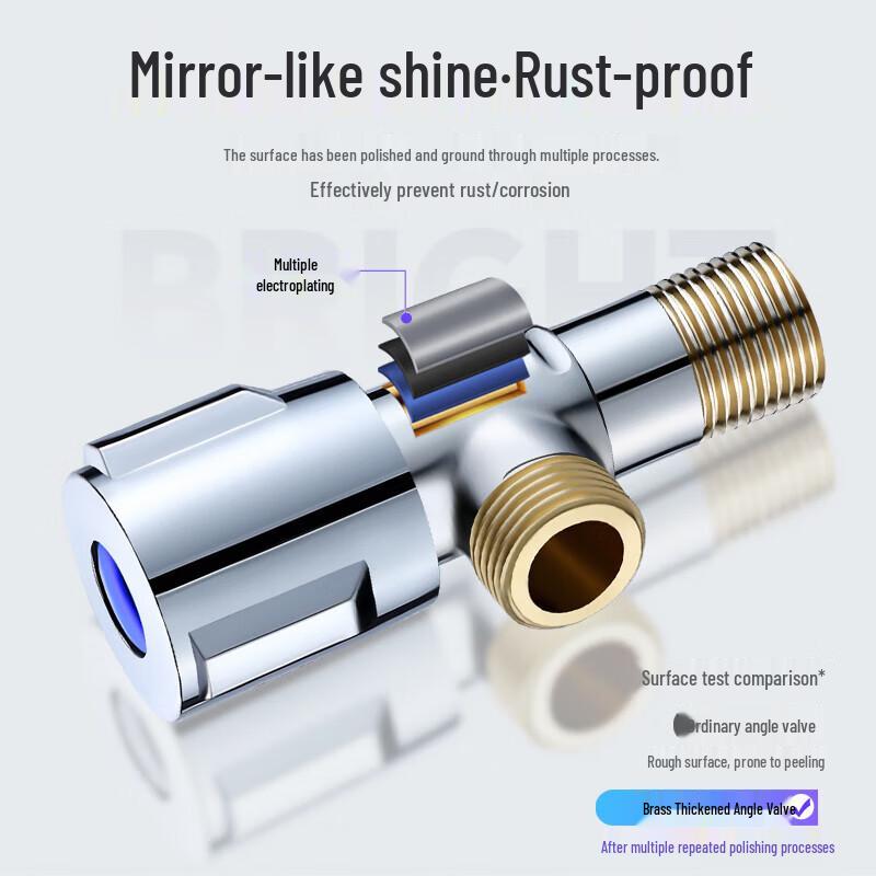 SBPG Stainless Steel Hot & Cold Water Angle Valve