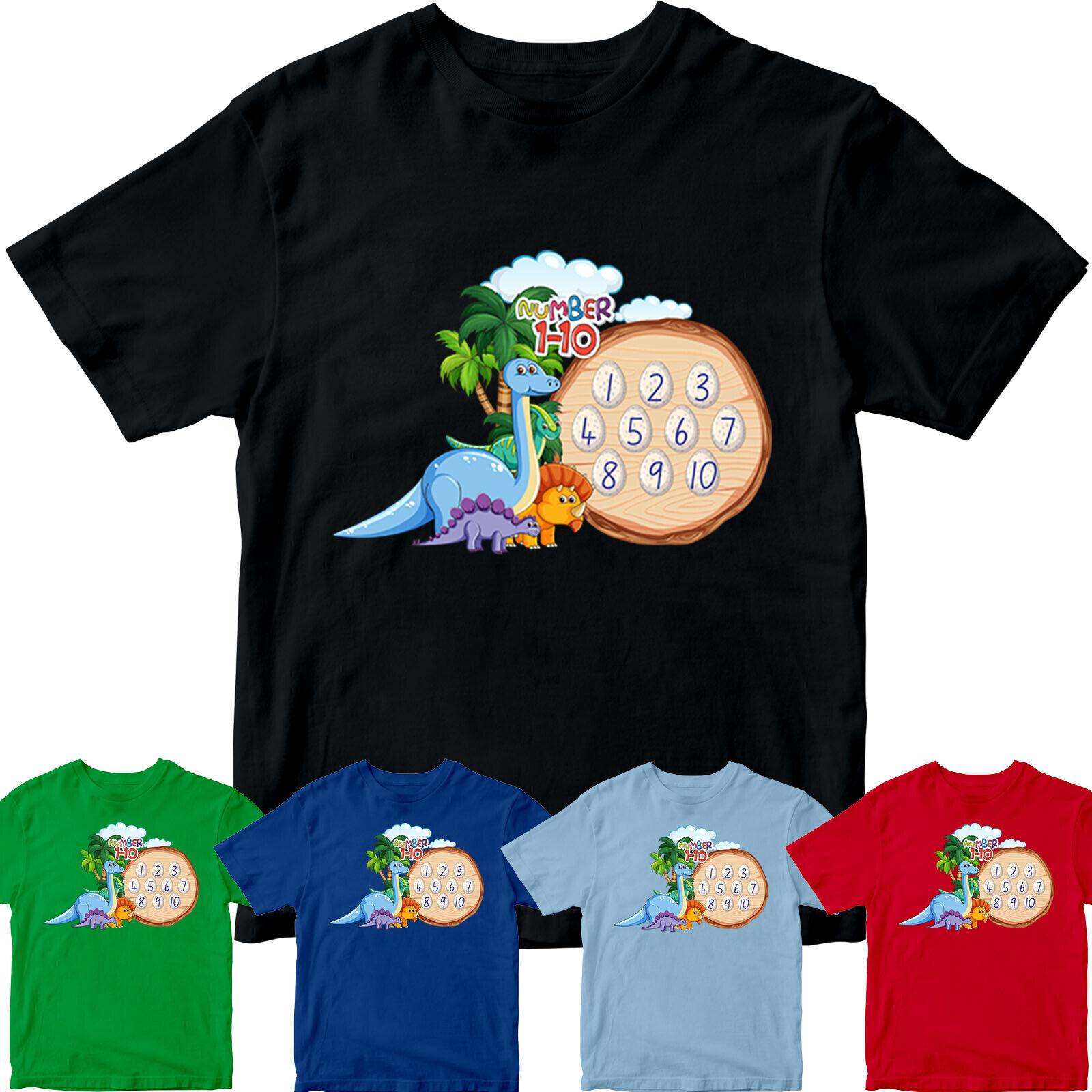 Number Day 100% Cotton T-shirt Mens Tees Tops National Maths Day School Boys Girl Top #ND #25 M