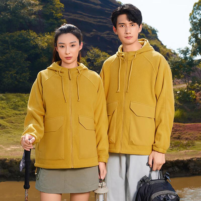 JOHLIN DREAM Couple s Autumn/Winter Hooded Fleece Jacket L