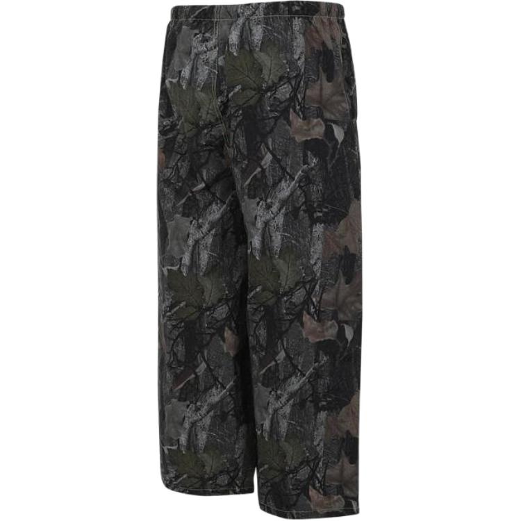 Adidas SS25 Camo Pant Q1 Fashion Versatile Soft Skin-Friendly Casual Pants Men Pants Black JD5403