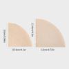 Disposable V Shaped Coffee Filter Paper 100 Sheets Natural Unbleached High Permeability Cone For Hand Drip Coffee Machine