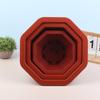 1Pc Hexagonal Plastic Flowerpot Reusable Bonsai Special Green Plant Classical Indoor Garden Decor Succulent Plants Planting
