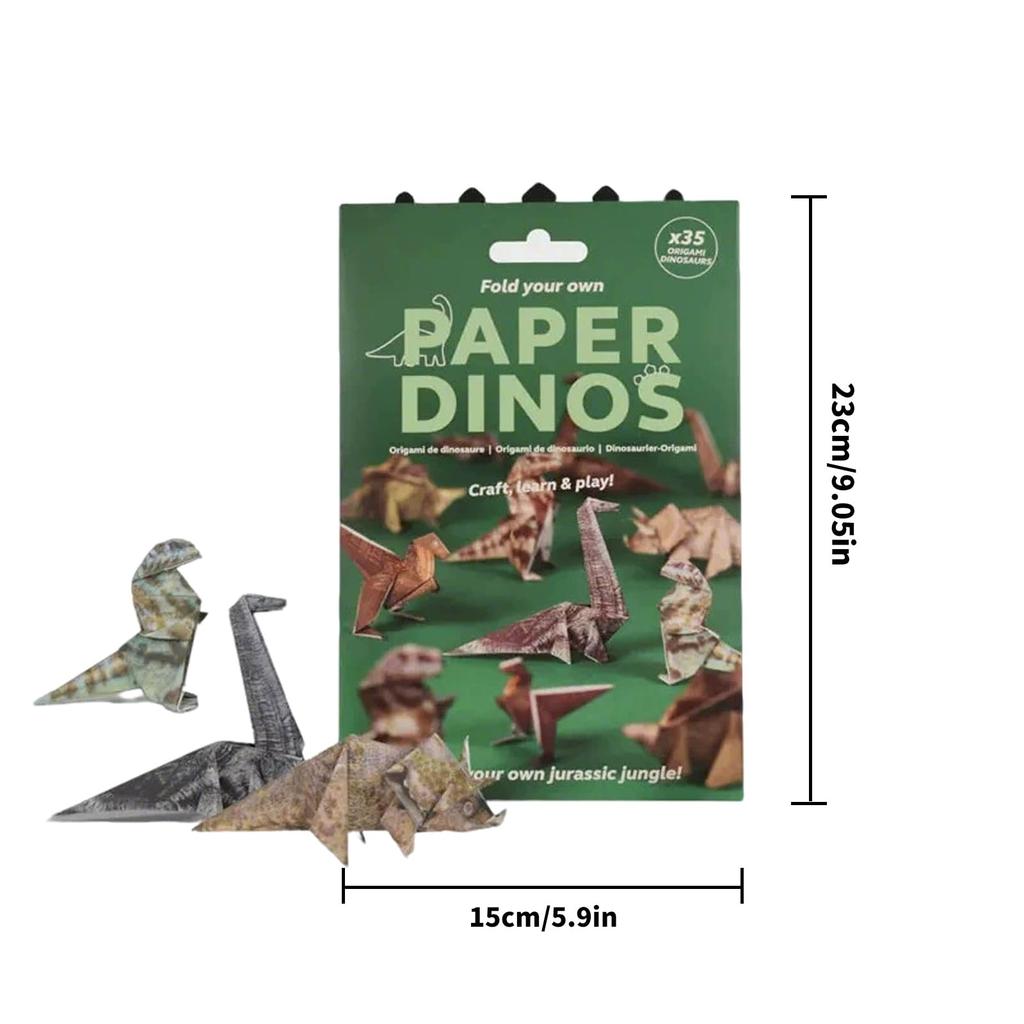 150/100/50pcs DIY Paper Cats Dogs Dinosaurs Folding Animal Creative Papercraft Kit Handmade Activity for Adults & Kids Cute Gift