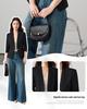 Women's White Lace Long Sleeve Blazer - Slim Fit, Short Style, Versatile for Autumn 2025