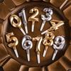 3D Number Cake Decorating Candle Glitter Birthday Candles Digital Candle Cake Topper Birthday Party Wedding Cake Decor