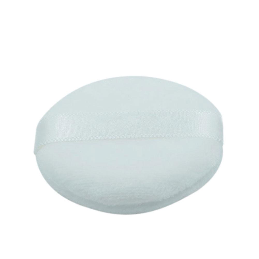 Refreshing Powder Puff  Loose Powder Honey Puff  Soft Short Hair  Dry Powder Puff  Circular Ribbon