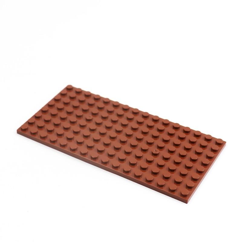 10PCS 8x16 Dots Double Sided Building Blocks BasePlate Small Particles Thin Plate Bricks DIY Creative 92348 Educational Toys