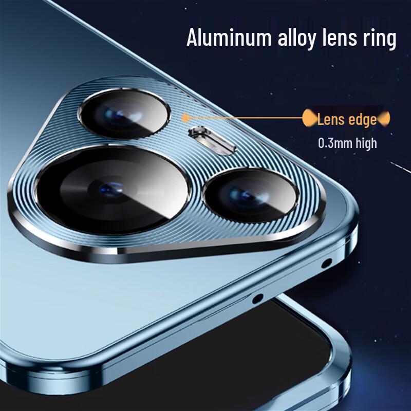 IM-CHEN Metal Magnetic Phone Case for Huawei Pura 70 Series